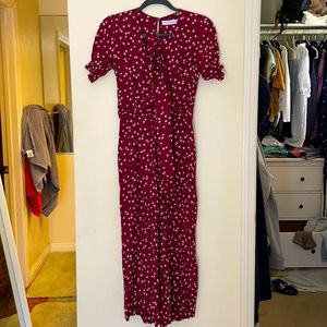 Faithfull the Brand Bonnie Floral Crop Jumpsuit